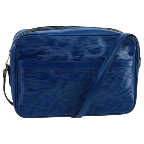 LOUIS VUITTON Epi Trocadero 23 Shoulder Bag Blue M52305 LV Auth 103241 - Picture 1 of 16